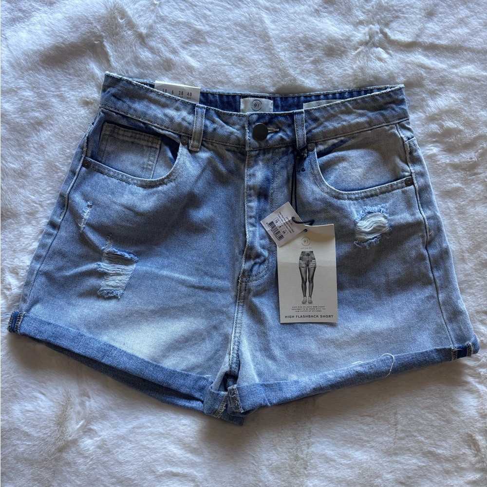 Denim Blue Women's Shorts